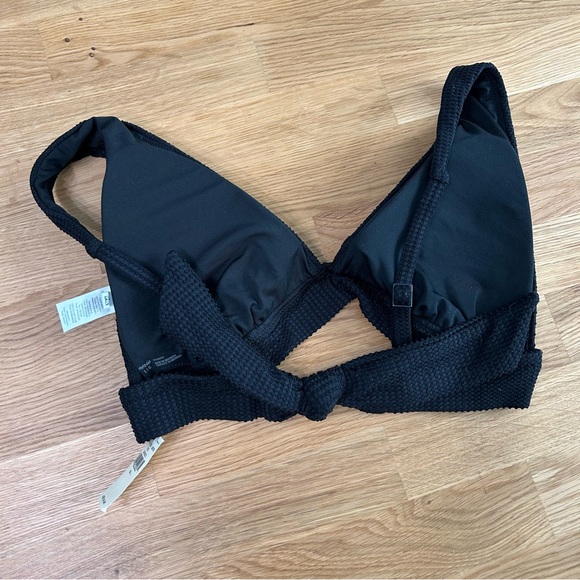 Aerie Black Bikini Swimsuit Top & Bottom Sz Large NWT - Picture 3 of 10